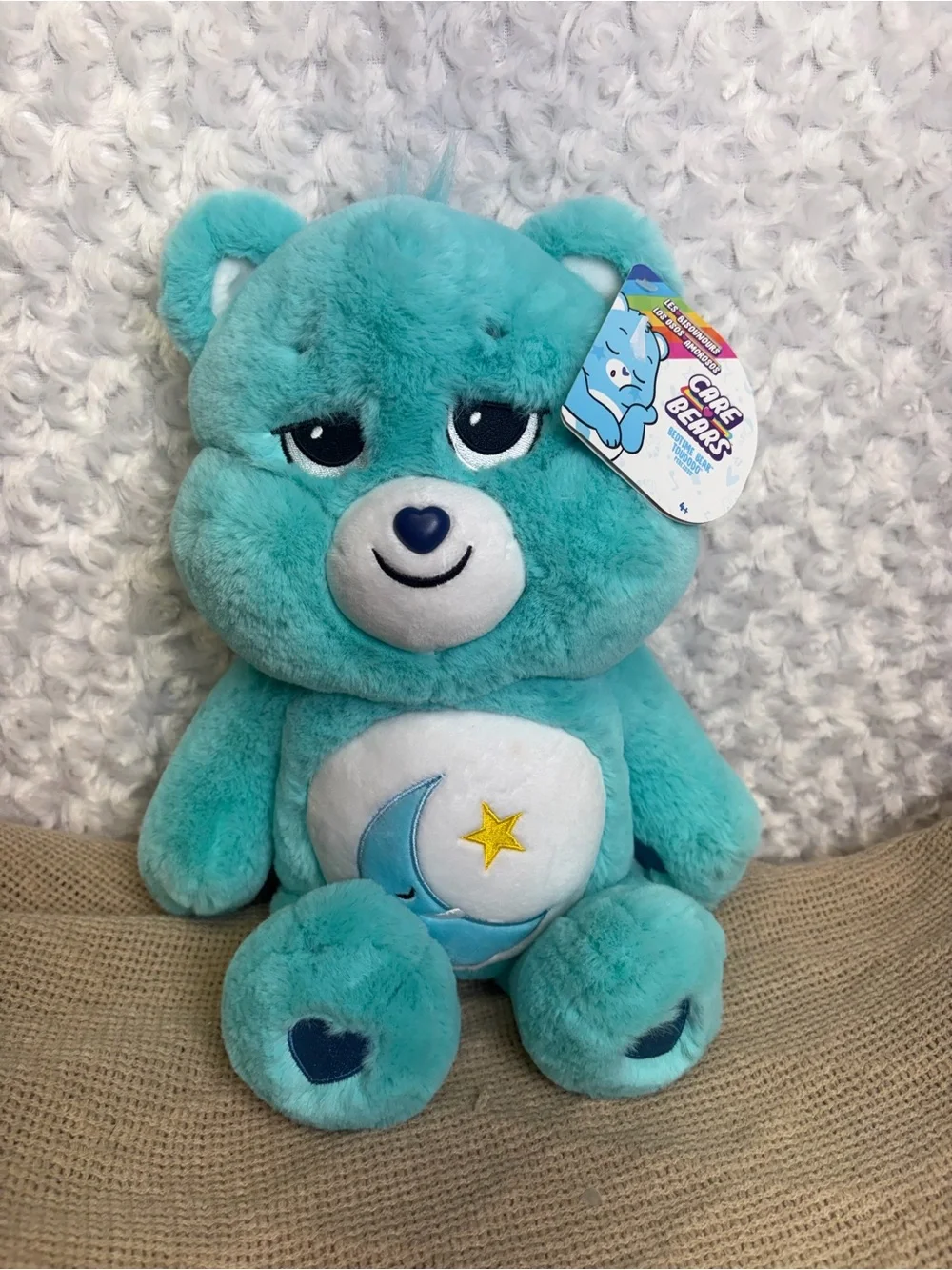 New Care Bears 14” Cozy Bedtime Bear Eco Friendly Plush Stuffed Animal New Toy